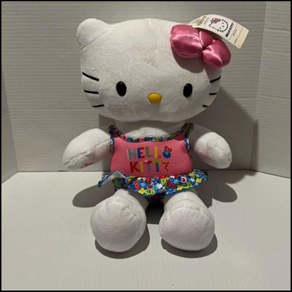 Build A Bear Hello Kitty Sanrio Summertime 19" Tall Plush‎ new - Picture 1 of 7